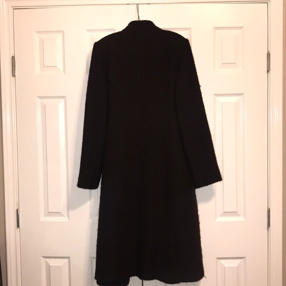 Cole Haan City Wool Knit Wrap Trench - Picture 2 of 7